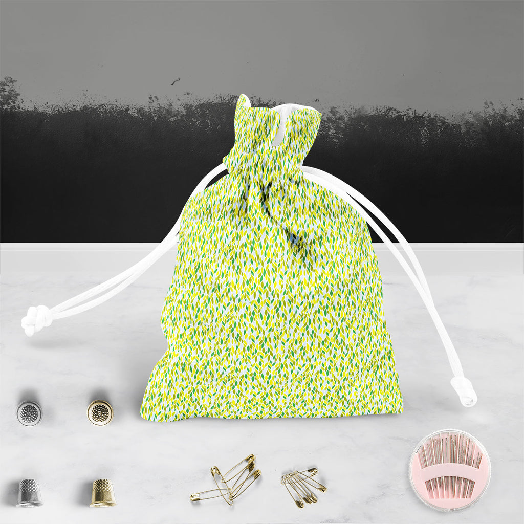 Leaf Art D6 Pouch Wrist Potli Bag | Bag for Weddings & Casual Parties-Drawstring Pouches-PCH_FB_DS-IC 5007418 IC 5007418, Abstract Expressionism, Abstracts, Art and Paintings, Black and White, Decorative, Digital, Digital Art, Drawing, Fashion, Graphic, Illustrations, Modern Art, Nature, Patterns, Retro, Scenic, Seasons, Semi Abstract, Signs, Signs and Symbols, White, leaf, art, d6, pouch, wrist, potli, bag, for, weddings, casual, parties, abstract, autumn, background, beautiful, beauty, curve, decor, decor