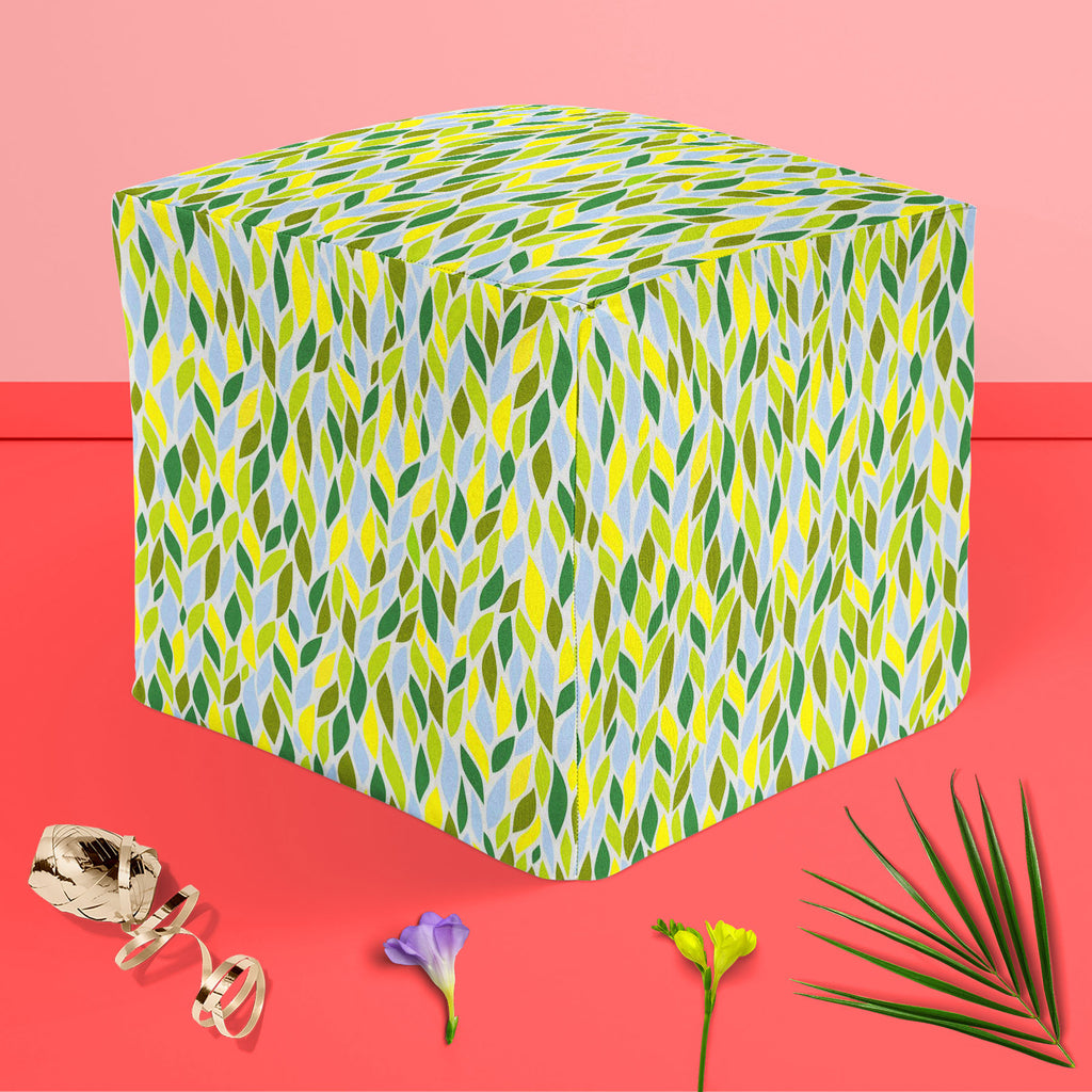 Leaf Art D6 Footstool Footrest Puffy Pouffe Ottoman Bean Bag | Canvas Fabric-Footstools-FST_CB_BN-IC 5007418 IC 5007418, Abstract Expressionism, Abstracts, Art and Paintings, Black and White, Decorative, Digital, Digital Art, Drawing, Fashion, Graphic, Illustrations, Modern Art, Nature, Patterns, Retro, Scenic, Seasons, Semi Abstract, Signs, Signs and Symbols, White, leaf, art, d6, footstool, footrest, puffy, pouffe, ottoman, bean, bag, canvas, fabric, abstract, autumn, background, beautiful, beauty, curve,