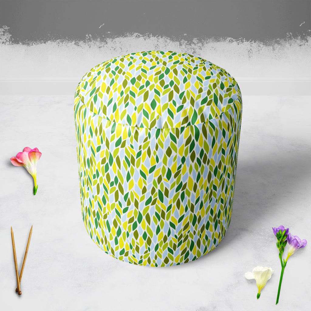 Leaf Art D6 Footstool Footrest Puffy Pouffe Ottoman Bean Bag | Canvas Fabric-Footstools-FST_CB_BN-IC 5007418 IC 5007418, Abstract Expressionism, Abstracts, Art and Paintings, Black and White, Decorative, Digital, Digital Art, Drawing, Fashion, Graphic, Illustrations, Modern Art, Nature, Patterns, Retro, Scenic, Seasons, Semi Abstract, Signs, Signs and Symbols, White, leaf, art, d6, footstool, footrest, puffy, pouffe, ottoman, bean, bag, canvas, fabric, abstract, autumn, background, beautiful, beauty, curve,