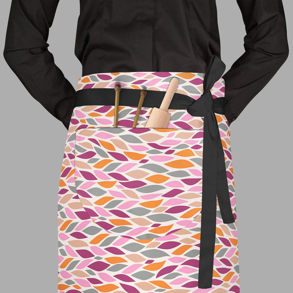 Autumn Leaf D6 Apron | Adjustable, Free Size & Waist Tiebacks-Aprons Waist to Feet-APR_WS_FT-IC 5007419 IC 5007419, Abstract Expressionism, Abstracts, Art and Paintings, Black and White, Decorative, Digital, Digital Art, Drawing, Fashion, Graphic, Illustrations, Modern Art, Nature, Patterns, Retro, Scenic, Seasons, Semi Abstract, Signs, Signs and Symbols, White, autumn, leaf, d6, full-length, waist, to, feet, apron, poly-cotton, fabric, adjustable, tiebacks, abstract, art, background, beautiful, beauty, blu