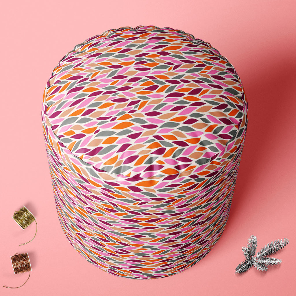 Autumn Leaf D6 Footstool Footrest Puffy Pouffe Ottoman Bean Bag | Canvas Fabric-Footstools-FST_CB_BN-IC 5007419 IC 5007419, Abstract Expressionism, Abstracts, Art and Paintings, Black and White, Decorative, Digital, Digital Art, Drawing, Fashion, Graphic, Illustrations, Modern Art, Nature, Patterns, Retro, Scenic, Seasons, Semi Abstract, Signs, Signs and Symbols, White, autumn, leaf, d6, footstool, footrest, puffy, pouffe, ottoman, bean, bag, canvas, fabric, abstract, art, background, beautiful, beauty, blu