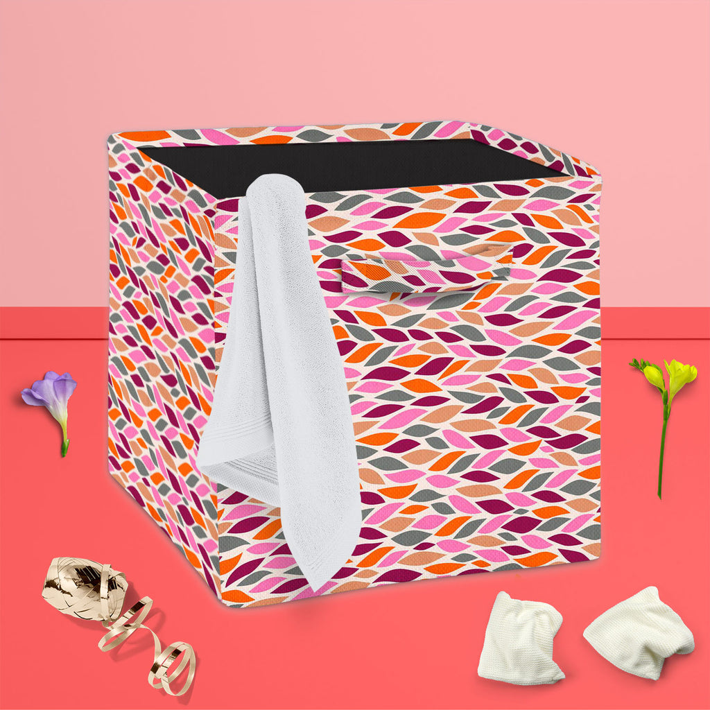 Autumn Leaf D6 Foldable Open Storage Bin | Organizer Box, Toy Basket, Shelf Box, Laundry Bag | Canvas Fabric-Storage Bins-STR_BI_CB-IC 5007419 IC 5007419, Abstract Expressionism, Abstracts, Art and Paintings, Black and White, Decorative, Digital, Digital Art, Drawing, Fashion, Graphic, Illustrations, Modern Art, Nature, Patterns, Retro, Scenic, Seasons, Semi Abstract, Signs, Signs and Symbols, White, autumn, leaf, d6, foldable, open, storage, bin, organizer, box, toy, basket, shelf, laundry, bag, canvas, fa