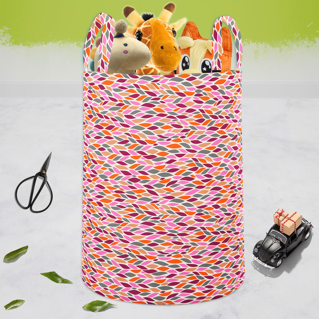 Autumn Leaf D6 Foldable Open Storage Bin | Organizer Box, Toy Basket, Shelf Box, Laundry Bag | Canvas Fabric-Storage Bins-STR_BI_CB-IC 5007419 IC 5007419, Abstract Expressionism, Abstracts, Art and Paintings, Black and White, Decorative, Digital, Digital Art, Drawing, Fashion, Graphic, Illustrations, Modern Art, Nature, Patterns, Retro, Scenic, Seasons, Semi Abstract, Signs, Signs and Symbols, White, autumn, leaf, d6, foldable, open, storage, bin, organizer, box, toy, basket, shelf, laundry, bag, canvas, fa