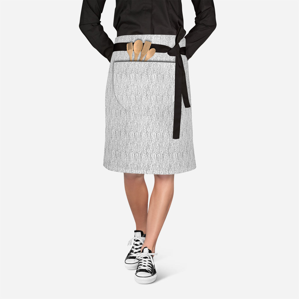 Abstract Style Apron | Adjustable, Free Size & Waist Tiebacks - Apron Waist to Feet - ArtzFolio.com