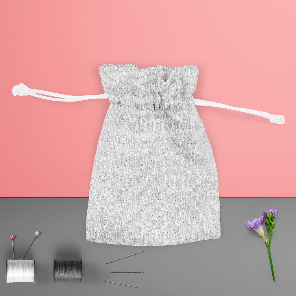 Abstract Style D2 Pouch Wrist Potli Bag | Bag for Weddings & Casual Parties - Drawstring Pouches - ArtzFolio.com