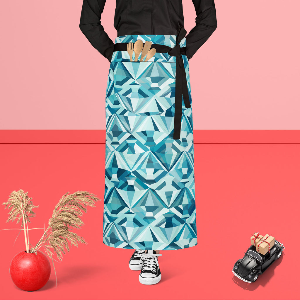 Diamonds D1 Apron | Adjustable, Free Size & Waist Tiebacks-Aprons Waist to Feet-APR_WS_FT-IC 5007422 IC 5007422, Abstract Expressionism, Abstracts, Art and Paintings, Christianity, Diamond, Digital, Digital Art, Fashion, Graphic, Icons, Illustrations, Marble and Stone, Patterns, Semi Abstract, Signs, Signs and Symbols, Symbols, diamonds, d1, apron, adjustable, free, size, waist, tiebacks, pattern, background, abstract, art, beautiful, blue, bright, brilliant, carat, christmas, cold, collection, color, cryst