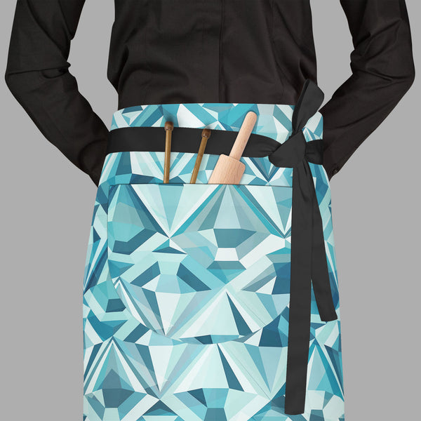 Diamonds D1 Apron | Adjustable, Free Size & Waist Tiebacks-Aprons Waist to Feet-APR_WS_FT-IC 5007422 IC 5007422, Abstract Expressionism, Abstracts, Art and Paintings, Christianity, Diamond, Digital, Digital Art, Fashion, Graphic, Icons, Illustrations, Marble and Stone, Patterns, Semi Abstract, Signs, Signs and Symbols, Symbols, diamonds, d1, full-length, waist, to, feet, apron, poly-cotton, fabric, adjustable, tiebacks, pattern, background, abstract, art, beautiful, blue, bright, brilliant, carat, christmas