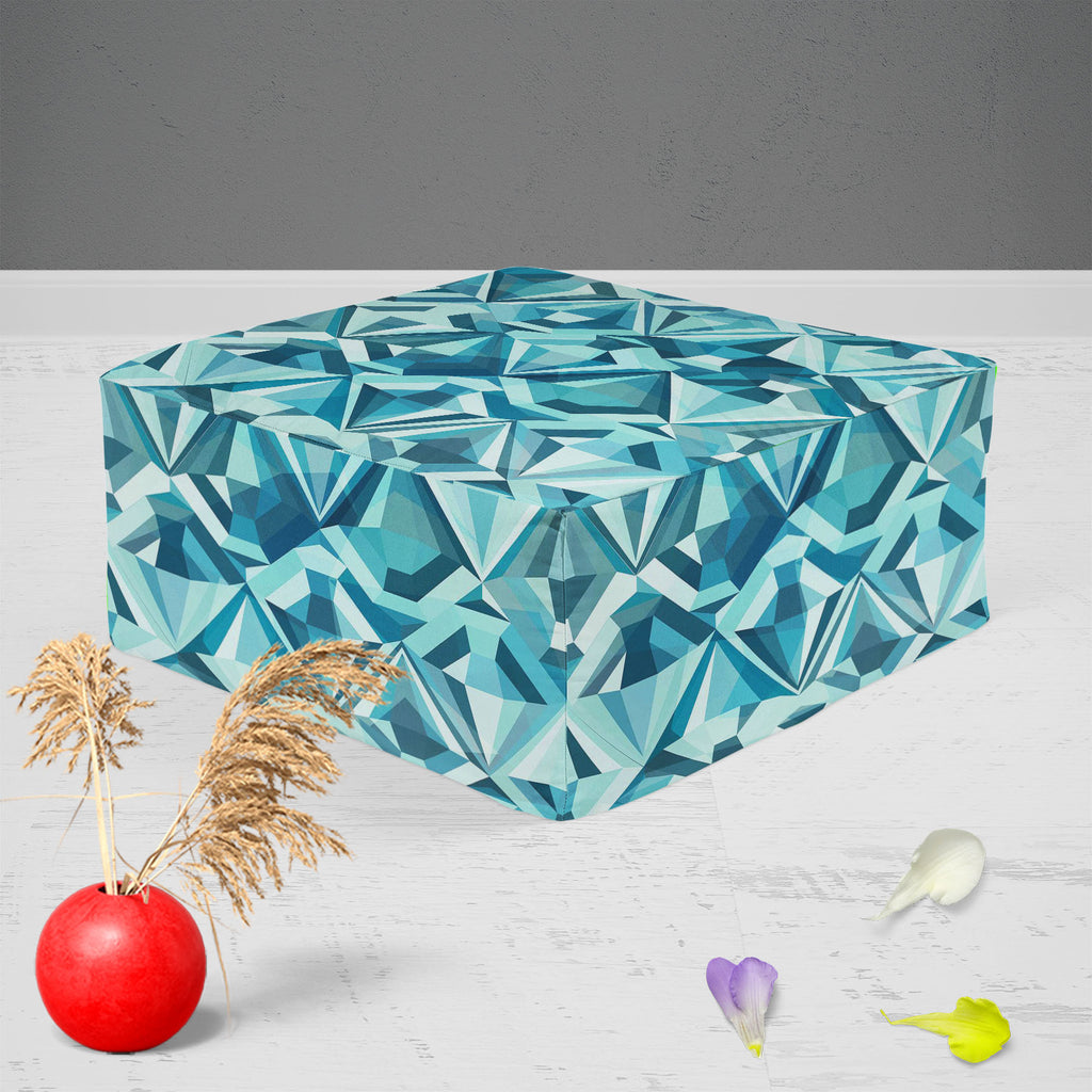 Diamonds D1 Footstool Footrest Puffy Pouffe Ottoman Bean Bag | Canvas Fabric-Footstools-FST_CB_BN-IC 5007422 IC 5007422, Abstract Expressionism, Abstracts, Art and Paintings, Christianity, Diamond, Digital, Digital Art, Fashion, Graphic, Icons, Illustrations, Marble and Stone, Patterns, Semi Abstract, Signs, Signs and Symbols, Symbols, diamonds, d1, footstool, footrest, puffy, pouffe, ottoman, bean, bag, canvas, fabric, pattern, background, abstract, art, beautiful, blue, bright, brilliant, carat, christmas