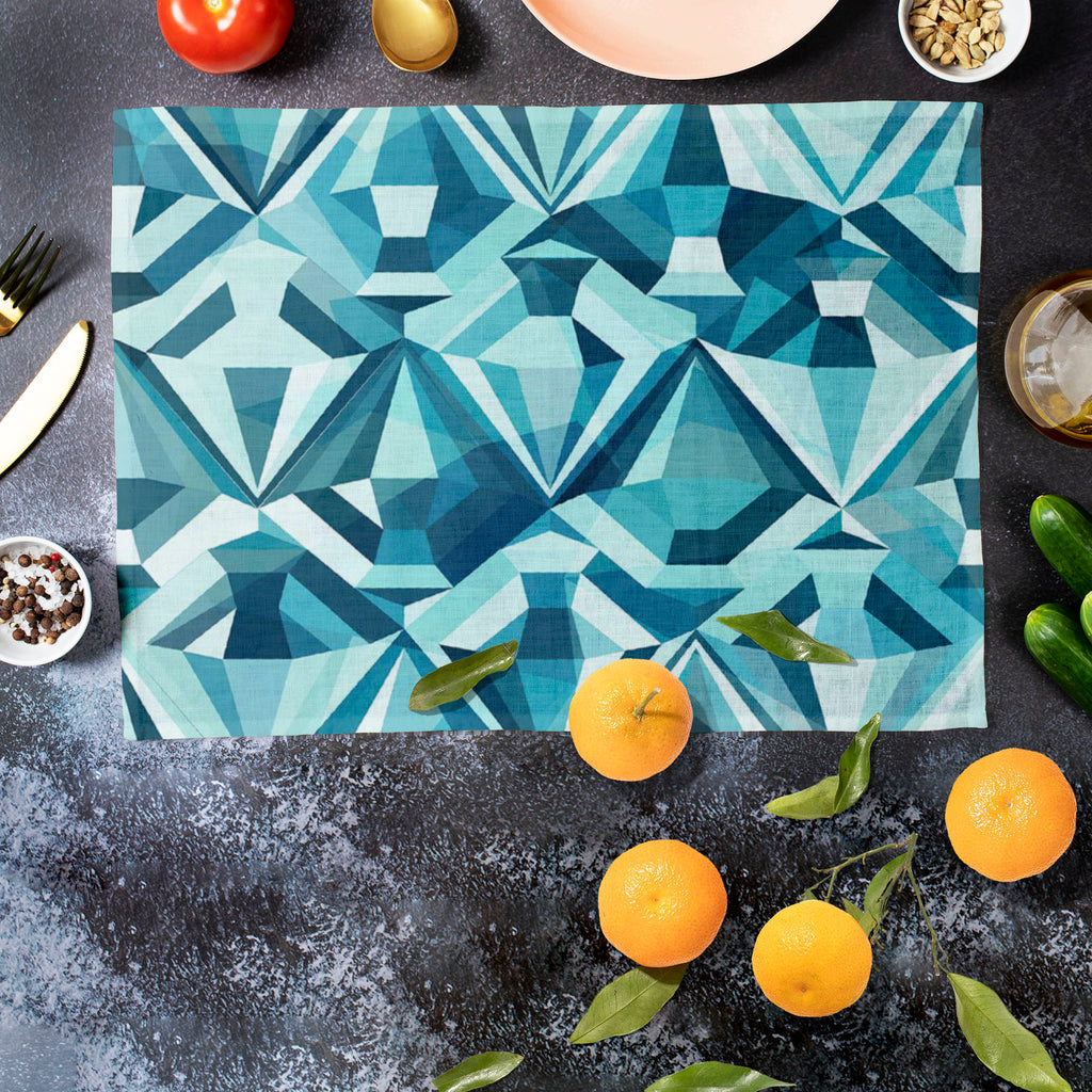 Diamonds D1 Table Mat Placemat-Table Place Mats Fabric-MAT_TB-IC 5007422 IC 5007422, Abstract Expressionism, Abstracts, Art and Paintings, Christianity, Diamond, Digital, Digital Art, Fashion, Graphic, Icons, Illustrations, Marble and Stone, Patterns, Semi Abstract, Signs, Signs and Symbols, Symbols, diamonds, d1, table, mat, placemat, pattern, background, abstract, art, beautiful, blue, bright, brilliant, carat, christmas, cold, collection, color, crystal, decoration, design, elegance, expensive, gem, gems