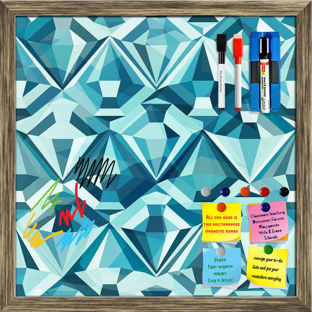 Diamonds Framed Magnetic Dry Erase Board | Combo with Magnet Buttons & Markers-Magnetic Boards Framed-MGB_FR-IC 5007422 IC 5007422, Abstract Expressionism, Abstracts, Art and Paintings, Christianity, Diamond, Digital, Digital Art, Fashion, Graphic, Icons, Illustrations, Marble and Stone, Patterns, Semi Abstract, Signs, Signs and Symbols, Symbols, diamonds, framed, magnetic, dry, erase, board, printed, whiteboard, with, 4, magnets, 2, markers, 1, duster, pattern, background, abstract, art, beautiful, blue, b