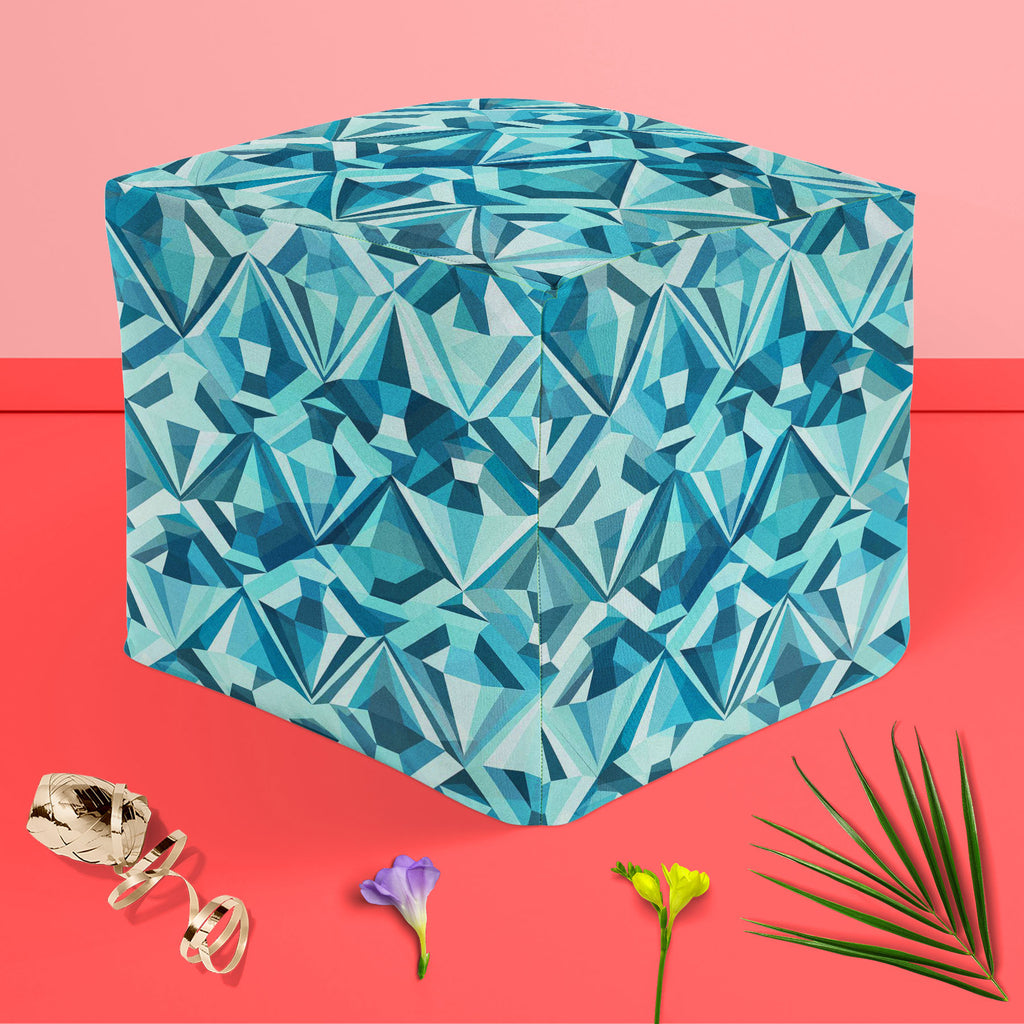 Diamonds D1 Footstool Footrest Puffy Pouffe Ottoman Bean Bag | Canvas Fabric-Footstools-FST_CB_BN-IC 5007422 IC 5007422, Abstract Expressionism, Abstracts, Art and Paintings, Christianity, Diamond, Digital, Digital Art, Fashion, Graphic, Icons, Illustrations, Marble and Stone, Patterns, Semi Abstract, Signs, Signs and Symbols, Symbols, diamonds, d1, footstool, footrest, puffy, pouffe, ottoman, bean, bag, canvas, fabric, pattern, background, abstract, art, beautiful, blue, bright, brilliant, carat, christmas
