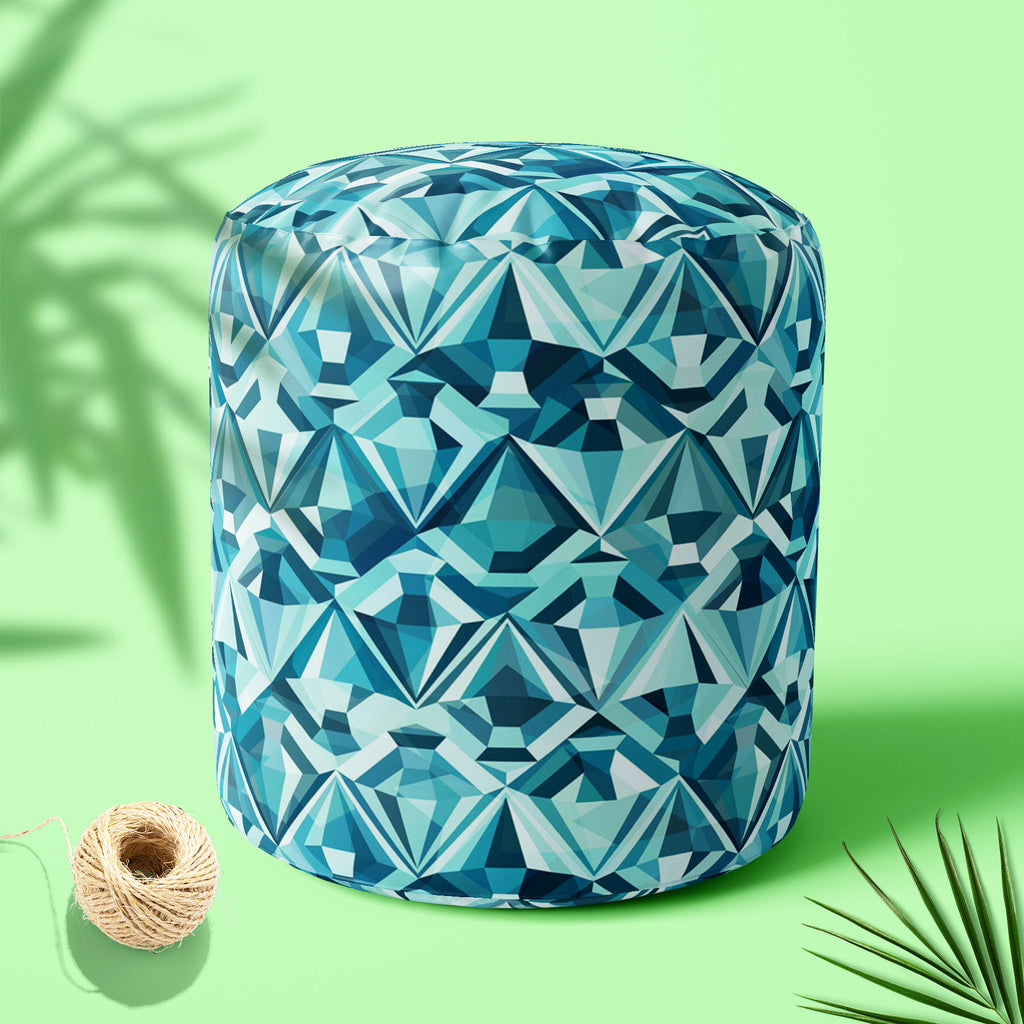 Diamonds D1 Footstool Footrest Puffy Pouffe Ottoman Bean Bag | Canvas Fabric-Footstools-FST_CB_BN-IC 5007422 IC 5007422, Abstract Expressionism, Abstracts, Art and Paintings, Christianity, Diamond, Digital, Digital Art, Fashion, Graphic, Icons, Illustrations, Marble and Stone, Patterns, Semi Abstract, Signs, Signs and Symbols, Symbols, diamonds, d1, footstool, footrest, puffy, pouffe, ottoman, bean, bag, canvas, fabric, pattern, background, abstract, art, beautiful, blue, bright, brilliant, carat, christmas