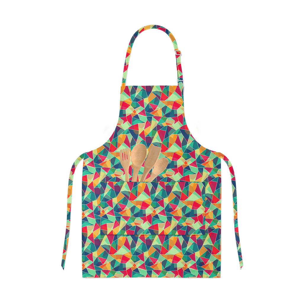 Mosaic Apron | Adjustable, Free Size & Waist Tiebacks-Aprons Neck to Knee-APR_NK_KN-IC 5007423 IC 5007423, Abstract Expressionism, Abstracts, Ancient, Art and Paintings, Circle, Decorative, Digital, Digital Art, Fashion, Geometric, Geometric Abstraction, Graphic, Grid Art, Historical, Illustrations, Medieval, Modern Art, Patterns, Retro, Semi Abstract, Signs, Signs and Symbols, Triangles, Vintage, mosaic, apron, adjustable, free, size, waist, tiebacks, abstract, art, artistic, artwork, backdrop, background,