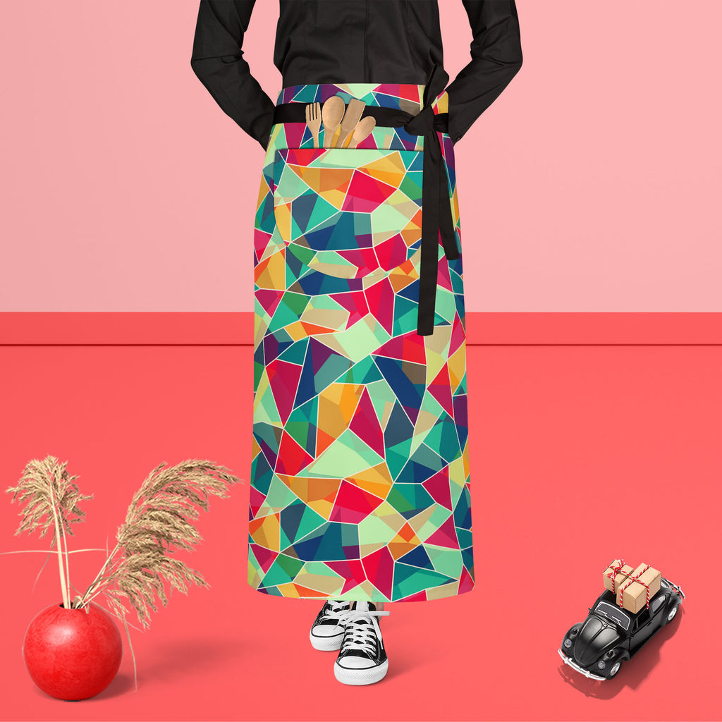 Mosaic D1 Apron | Adjustable, Free Size & Waist Tiebacks-Aprons Waist to Feet-APR_WS_FT-IC 5007423 IC 5007423, Abstract Expressionism, Abstracts, Ancient, Art and Paintings, Circle, Decorative, Digital, Digital Art, Fashion, Geometric, Geometric Abstraction, Graphic, Grid Art, Historical, Illustrations, Medieval, Modern Art, Patterns, Retro, Semi Abstract, Signs, Signs and Symbols, Triangles, Vintage, mosaic, d1, apron, adjustable, free, size, waist, tiebacks, abstract, art, artistic, artwork, backdrop, bac