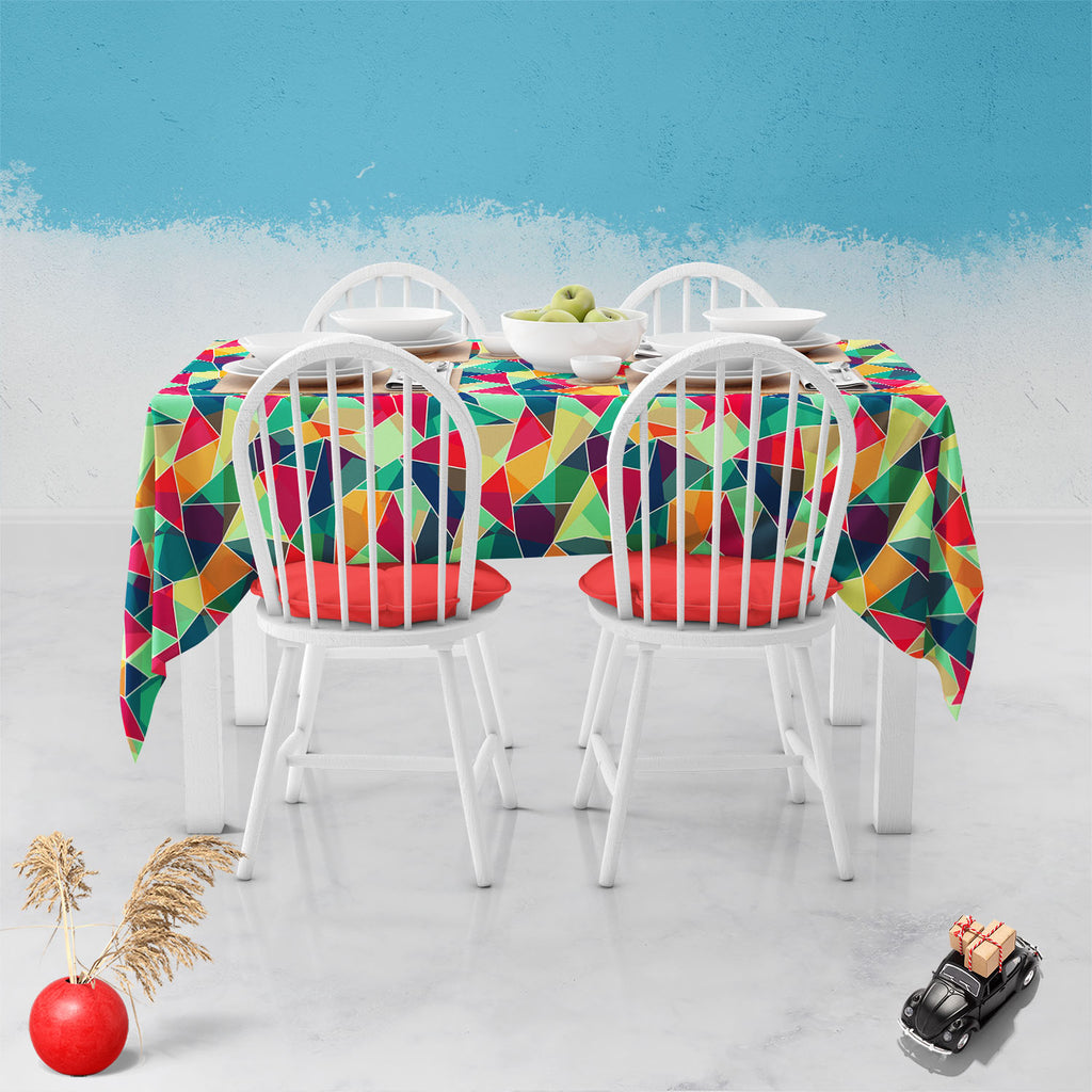 Mosaic D1 Table Cloth Cover-Table Covers-CVR_TB_NR-IC 5007423 IC 5007423, Abstract Expressionism, Abstracts, Ancient, Art and Paintings, Circle, Decorative, Digital, Digital Art, Fashion, Geometric, Geometric Abstraction, Graphic, Grid Art, Historical, Illustrations, Medieval, Modern Art, Patterns, Retro, Semi Abstract, Signs, Signs and Symbols, Triangles, Vintage, mosaic, d1, table, cloth, cover, abstract, art, artistic, artwork, backdrop, background, blue, color, colorful, creative, decoration, design, el