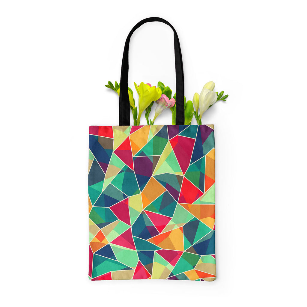 Mosaic D1 Tote Bag Shoulder Purse | Multipurpose-Tote Bags Basic-TOT_FB_BS-IC 5007423 IC 5007423, Abstract Expressionism, Abstracts, Ancient, Art and Paintings, Circle, Decorative, Digital, Digital Art, Fashion, Geometric, Geometric Abstraction, Graphic, Grid Art, Historical, Illustrations, Medieval, Modern Art, Patterns, Retro, Semi Abstract, Signs, Signs and Symbols, Triangles, Vintage, mosaic, d1, tote, bag, shoulder, purse, multipurpose, abstract, art, artistic, artwork, backdrop, background, blue, colo