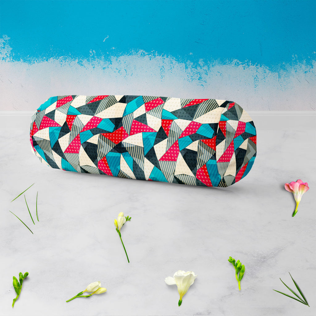 Cut Fabrics Bolster Cover Booster Cases | Concealed Zipper Opening-Bolster Covers-BOL_CV_ZP-IC 5007425 IC 5007425, Abstract Expressionism, Abstracts, Art and Paintings, Botanical, Circle, Decorative, Digital, Digital Art, Fashion, Floral, Flowers, Graphic, Hipster, Icons, Illustrations, Nature, Patterns, Retro, Semi Abstract, Signs, Signs and Symbols, Triangles, cut, fabrics, bolster, cover, booster, cases, concealed, zipper, opening, pattern, flower, seamless, patchwork, abstract, art, backdrop, background