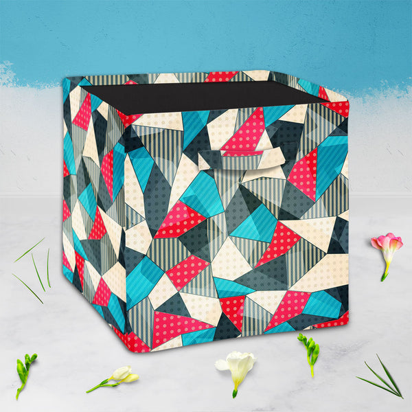 Cut Fabrics Foldable Open Storage Bin | Organizer Box, Toy Basket, Shelf Box, Laundry Bag | Canvas Fabric-Storage Bins-STR_BI_CB-IC 5007425 IC 5007425, Abstract Expressionism, Abstracts, Art and Paintings, Botanical, Circle, Decorative, Digital, Digital Art, Fashion, Floral, Flowers, Graphic, Hipster, Icons, Illustrations, Nature, Patterns, Retro, Semi Abstract, Signs, Signs and Symbols, Triangles, cut, fabrics, foldable, open, storage, bin, organizer, box, toy, basket, shelf, laundry, bag, canvas, fabric, 
