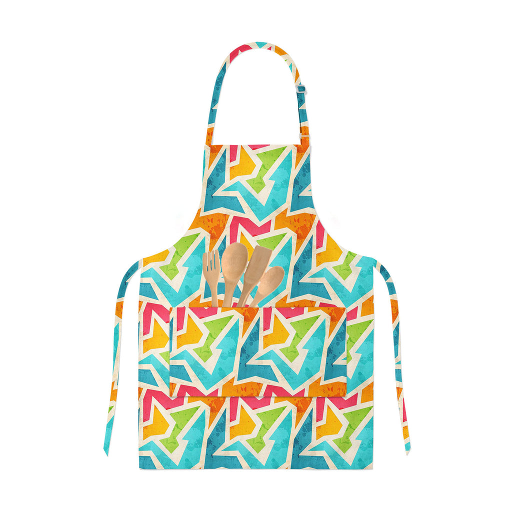 Geometric Apron | Adjustable, Free Size & Waist Tiebacks-Aprons Neck to Knee-APR_NK_KN-IC 5007426 IC 5007426, Abstract Expressionism, Abstracts, Ancient, Art and Paintings, Culture, Decorative, Digital, Digital Art, Ethnic, Fashion, Geometric, Geometric Abstraction, Graffiti, Graphic, Historical, Illustrations, Marble and Stone, Medieval, Modern Art, Patterns, Retro, Semi Abstract, Signs, Signs and Symbols, Traditional, Triangles, Tribal, Urban, Vintage, World Culture, apron, adjustable, free, size, waist, 