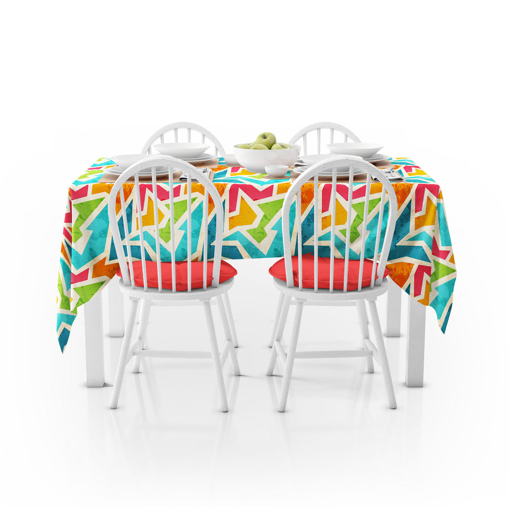 Geometric Table Cloth Cover-Table Covers-CVR_TB_NR-IC 5007426 IC 5007426, Abstract Expressionism, Abstracts, Ancient, Art and Paintings, Culture, Decorative, Digital, Digital Art, Ethnic, Fashion, Geometric, Geometric Abstraction, Graffiti, Graphic, Historical, Illustrations, Marble and Stone, Medieval, Modern Art, Patterns, Retro, Semi Abstract, Signs, Signs and Symbols, Traditional, Triangles, Tribal, Urban, Vintage, World Culture, table, cloth, cover, abstract, art, artistic, backdrop, background, bright