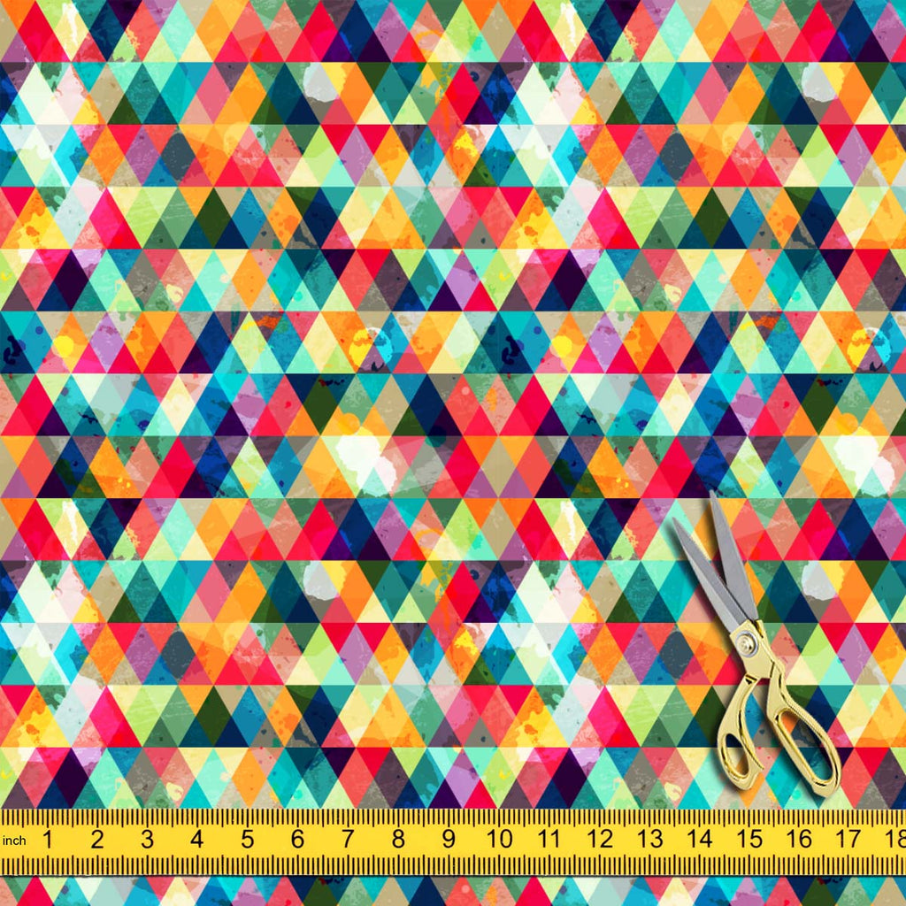 Grunge Triangle Upholstery Fabric by Metre | For Sofa, Curtains, Cushions, Furnishing, Craft, Dress Material-Upholstery Fabrics-FAB_RW-IC 5007427 IC 5007427, Abstract Expressionism, Abstracts, Ancient, Art and Paintings, Culture, Diamond, Digital, Digital Art, Ethnic, Geometric, Geometric Abstraction, Graphic, Hipster, Historical, Illustrations, Medieval, Modern Art, Music, Music and Dance, Music and Musical Instruments, Patterns, Retro, Semi Abstract, Signs, Signs and Symbols, Traditional, Triangles, Triba