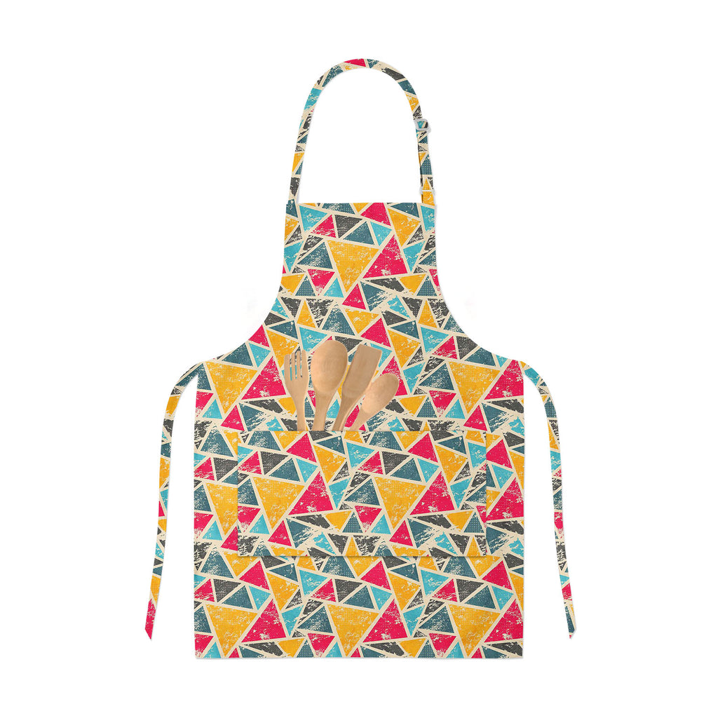 Grunge Triangle Apron | Adjustable, Free Size & Waist Tiebacks-Aprons Neck to Knee-APR_NK_KN-IC 5007428 IC 5007428, Abstract Expressionism, Abstracts, Ancient, Art and Paintings, Culture, Digital, Digital Art, Ethnic, Geometric, Geometric Abstraction, Graffiti, Graphic, Historical, Illustrations, Medieval, Modern Art, Patterns, Retro, Semi Abstract, Signs, Signs and Symbols, Traditional, Triangles, Tribal, Urban, Vintage, World Culture, grunge, triangle, apron, adjustable, free, size, waist, tiebacks, patte