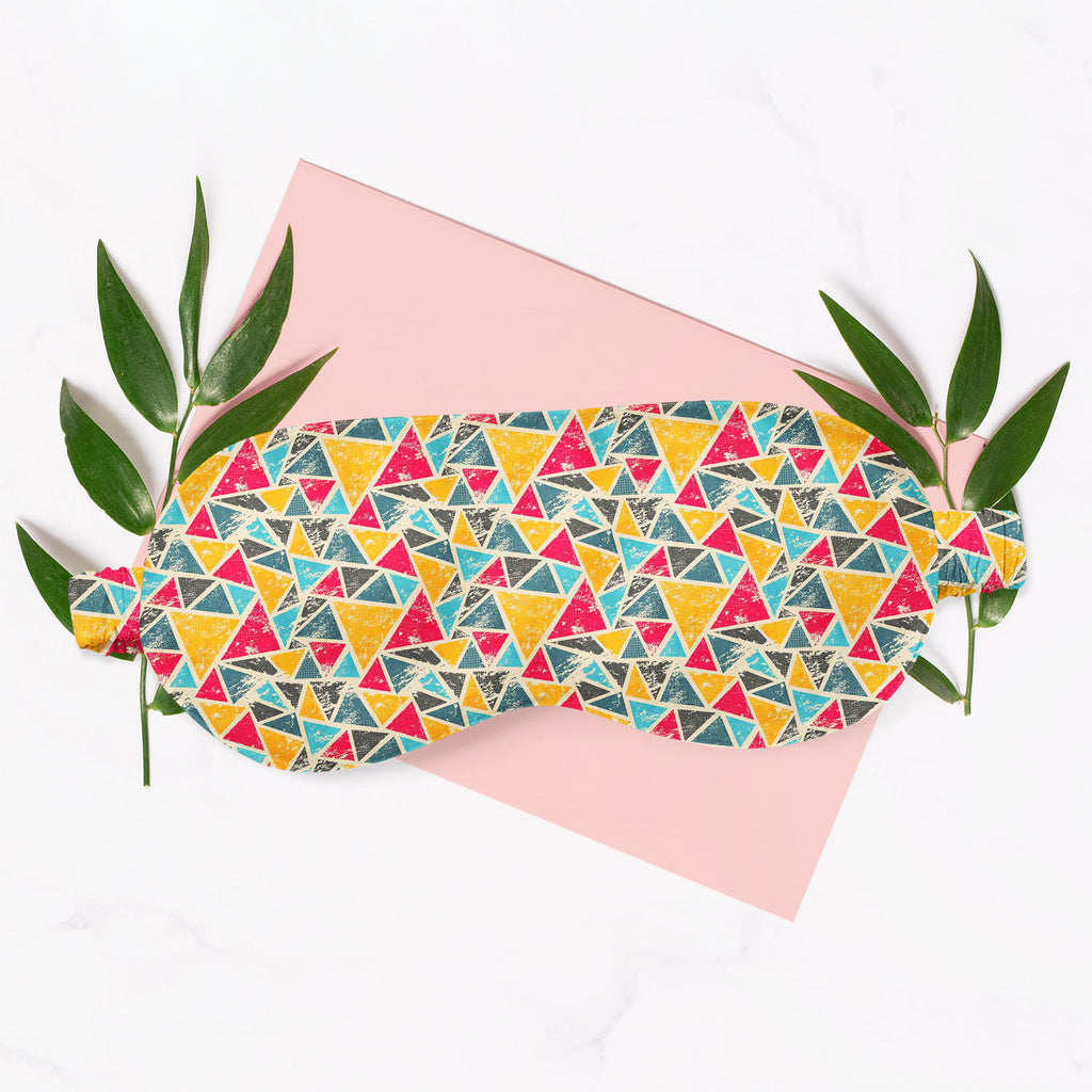 Grunge Triangle Sleeping Eye Pad Blackout Eye Cover | Soft Anti-Allergic Eco-Friendly Natural Mulberry Silk Fabric-Sleep Masks--IC 5007428 IC 5007428, Abstract Expressionism, Abstracts, Ancient, Art and Paintings, Culture, Digital, Digital Art, Ethnic, Geometric, Geometric Abstraction, Graffiti, Graphic, Historical, Illustrations, Medieval, Modern Art, Patterns, Retro, Semi Abstract, Signs, Signs and Symbols, Traditional, Triangles, Tribal, Urban, Vintage, World Culture, grunge, triangle, sleeping, eye, pad