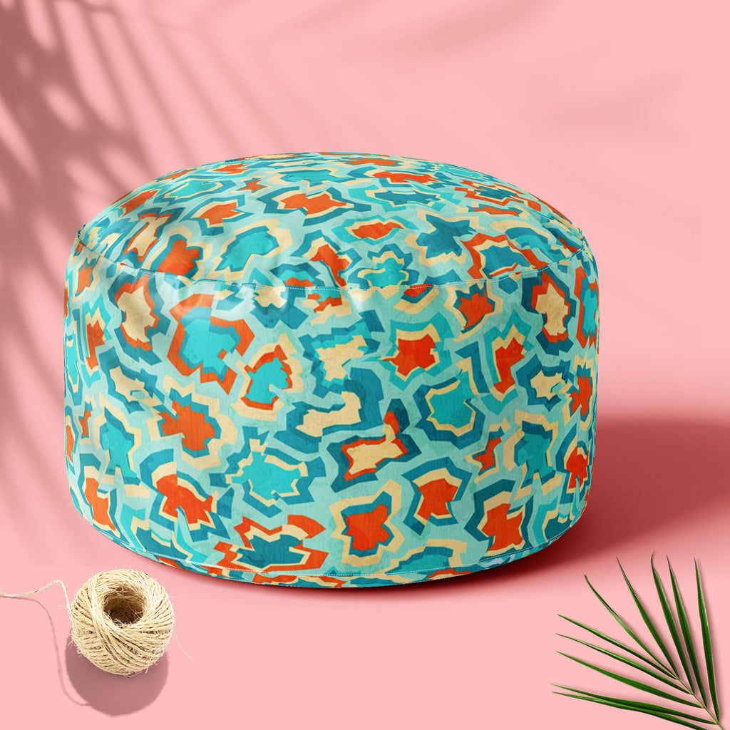 Cut Piece Footstool Footrest Puffy Pouffe Ottoman Bean Bag | Canvas Fabric-Footstools-FST_CB_BN-IC 5007429 IC 5007429, Abstract Expressionism, Abstracts, Ancient, Art and Paintings, Black and White, Decorative, Digital, Digital Art, Geometric, Geometric Abstraction, Graffiti, Graphic, Historical, Illustrations, Medieval, Modern Art, Patterns, Semi Abstract, Signs, Signs and Symbols, Symbols, Urban, Vintage, White, cut, piece, footstool, footrest, puffy, pouffe, ottoman, bean, bag, canvas, fabric, abstract, 