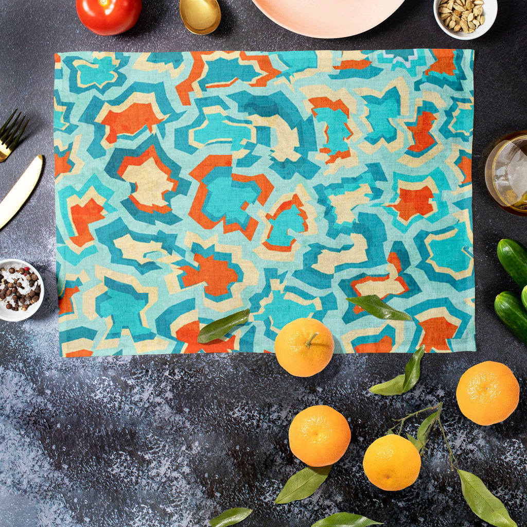 Cut Piece Table Mat Placemat-Table Place Mats Fabric-MAT_TB-IC 5007429 IC 5007429, Abstract Expressionism, Abstracts, Ancient, Art and Paintings, Black and White, Decorative, Digital, Digital Art, Geometric, Geometric Abstraction, Graffiti, Graphic, Historical, Illustrations, Medieval, Modern Art, Patterns, Semi Abstract, Signs, Signs and Symbols, Symbols, Urban, Vintage, White, cut, piece, table, mat, placemat, abstract, art, backdrop, background, blue, brown, camouflage, color, colorful, creative, decor, 