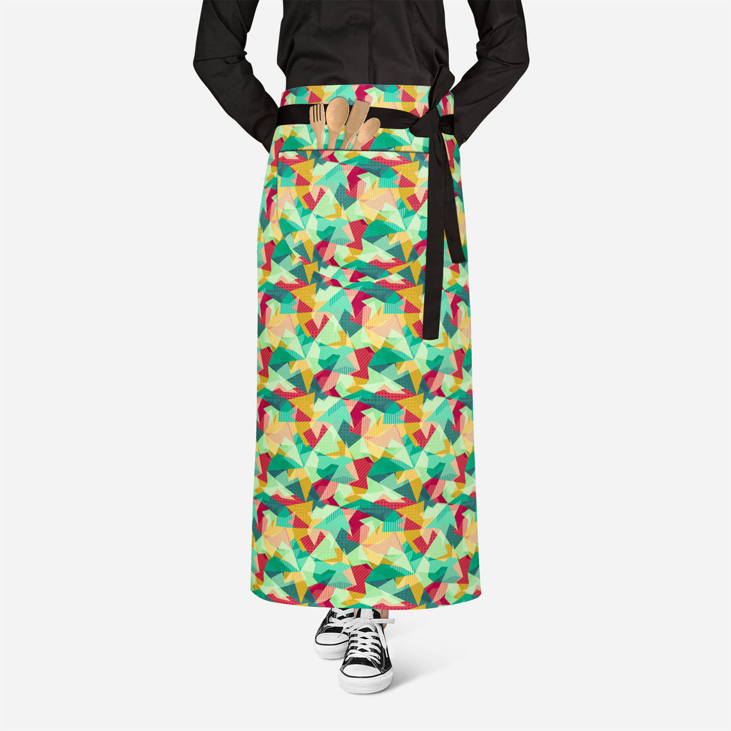 Retro Mosaic Apron | Adjustable, Free Size & Waist Tiebacks-Aprons Waist to Knee-APR_WS_FT-IC 5007430 IC 5007430, Abstract Expressionism, Abstracts, Art and Paintings, Decorative, Diamond, Digital, Digital Art, Fantasy, Fashion, Geometric, Geometric Abstraction, Graphic, Hipster, Illustrations, Modern Art, Patterns, Retro, Semi Abstract, Signs, Signs and Symbols, Triangles, mosaic, apron, adjustable, free, size, waist, tiebacks, abstract, art, artistic, artwork, backdrop, background, banner, card, cell, col