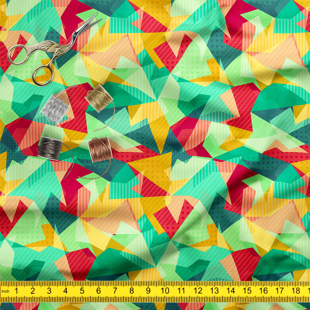 Retro Mosaic Upholstery Fabric by Metre | For Sofa, Curtains, Cushions, Furnishing, Craft, Dress Material-Upholstery Fabrics-FAB_RW-IC 5007430 IC 5007430, Abstract Expressionism, Abstracts, Art and Paintings, Decorative, Diamond, Digital, Digital Art, Fantasy, Fashion, Geometric, Geometric Abstraction, Graphic, Hipster, Illustrations, Modern Art, Patterns, Retro, Semi Abstract, Signs, Signs and Symbols, Triangles, mosaic, upholstery, fabric, by, metre, for, sofa, curtains, cushions, furnishing, craft, dress