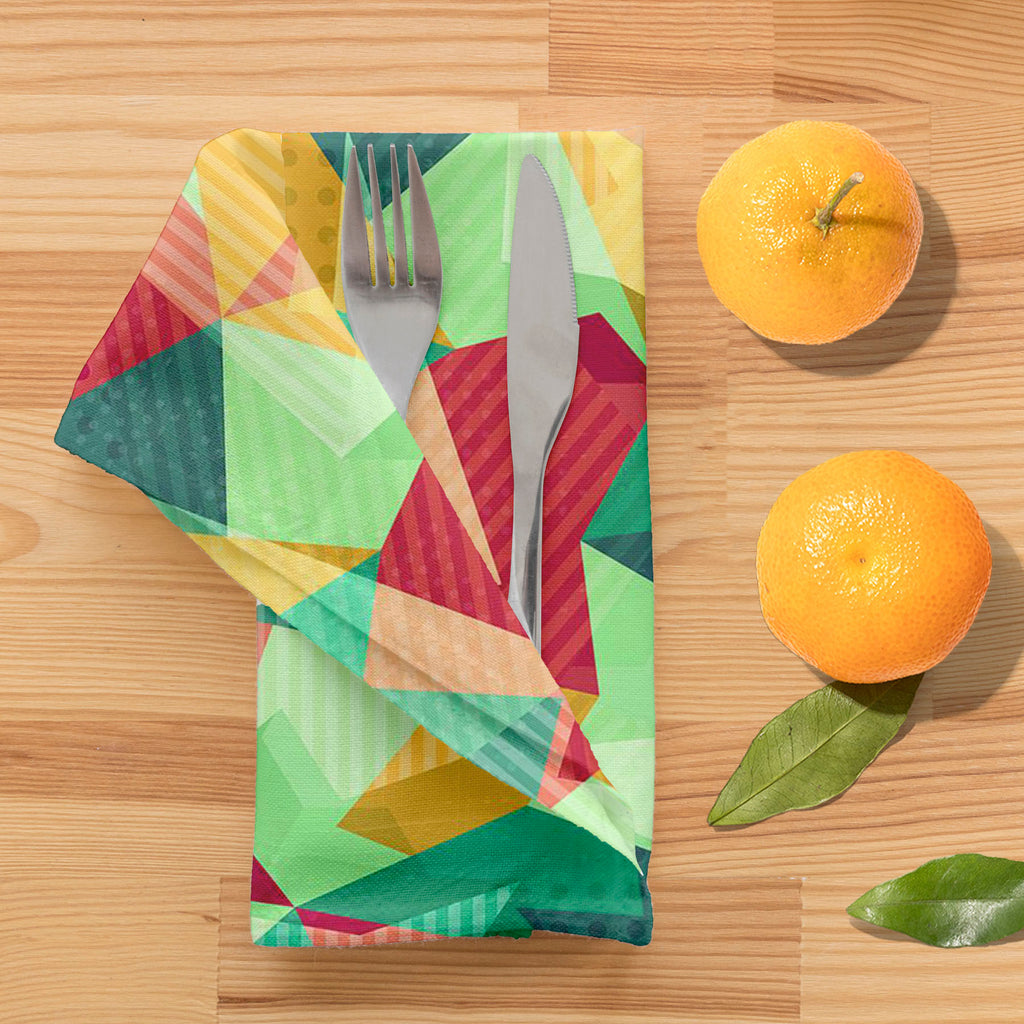 Retro Mosaic Table Napkin-Table Napkins-NAP_TB-IC 5007430 IC 5007430, Abstract Expressionism, Abstracts, Art and Paintings, Decorative, Diamond, Digital, Digital Art, Fantasy, Fashion, Geometric, Geometric Abstraction, Graphic, Hipster, Illustrations, Modern Art, Patterns, Retro, Semi Abstract, Signs, Signs and Symbols, Triangles, mosaic, table, napkin, abstract, art, artistic, artwork, backdrop, background, banner, card, cell, color, colorful, composition, connection, cool, cover, crystal, decor, decoratio