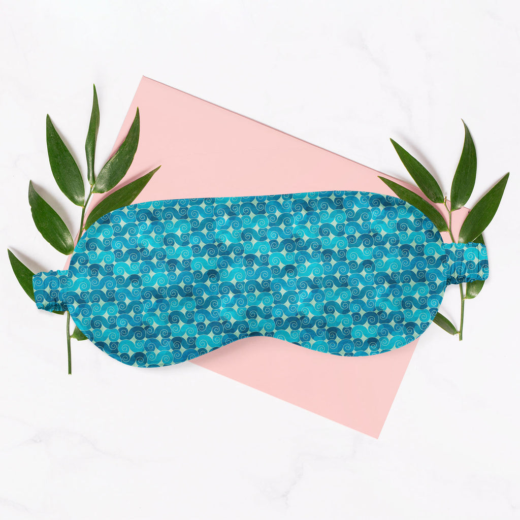 Spiral Waves Sleeping Eye Pad Blackout Eye Cover | Soft Anti-Allergic Eco-Friendly Natural Mulberry Silk Fabric-Sleep Masks--IC 5007431 IC 5007431, Abstract Expressionism, Abstracts, Ancient, Art and Paintings, Black and White, Botanical, Circle, Culture, Decorative, Digital, Digital Art, Ethnic, Fashion, Floral, Flowers, Graphic, Historical, Illustrations, Japanese, Medieval, Nature, Patterns, Retro, Scenic, Semi Abstract, Signs, Signs and Symbols, Symbols, Traditional, Tribal, Vintage, White, World Cultur