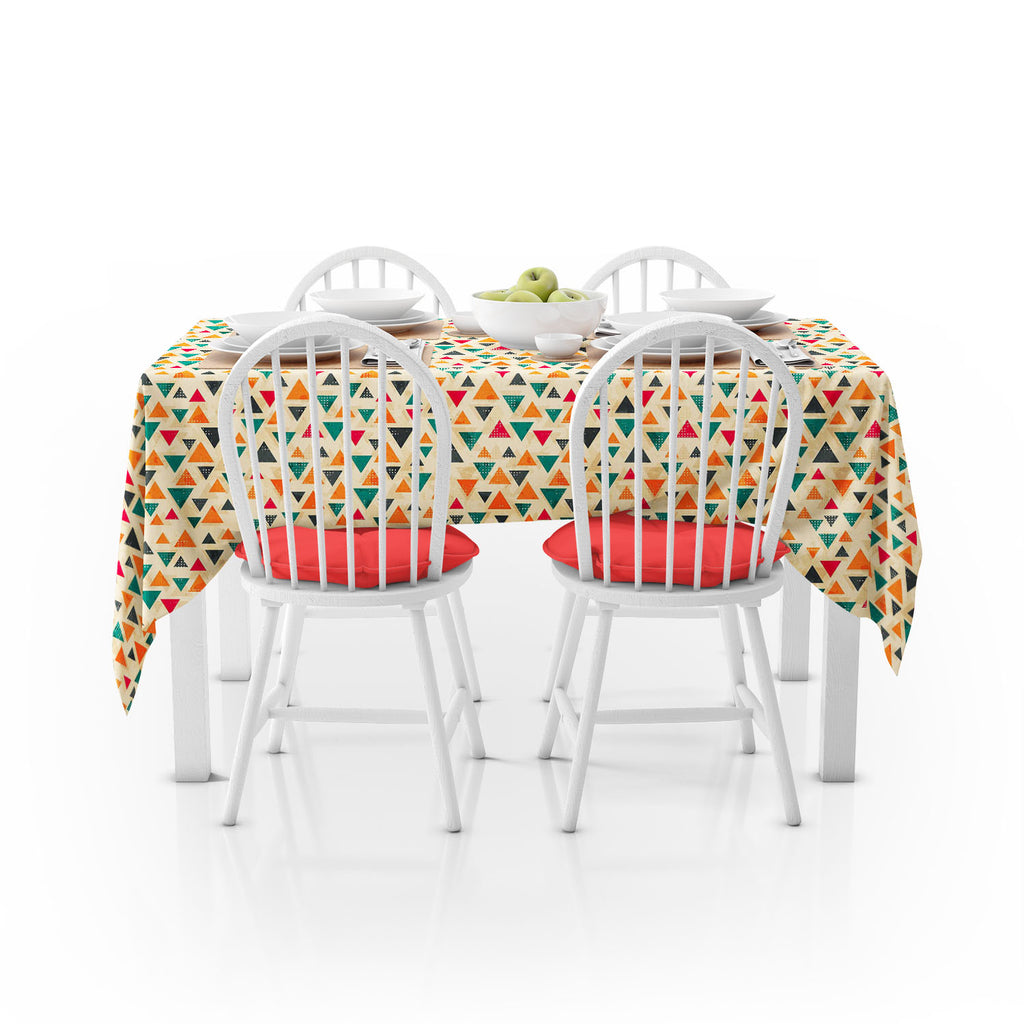 Vintage Triangle Table Cloth Cover-Table Covers-CVR_TB_NR-IC 5007432 IC 5007432, Abstract Expressionism, Abstracts, Ancient, Art and Paintings, Aztec, Black, Black and White, Books, Culture, Decorative, Digital, Digital Art, Ethnic, Fashion, Geometric, Geometric Abstraction, Graphic, Grid Art, Hipster, Historical, Illustrations, Medieval, Modern Art, Patterns, Retro, Semi Abstract, Signs, Signs and Symbols, Traditional, Triangles, Tribal, Vintage, World Culture, triangle, table, cloth, cover, abstract, art,