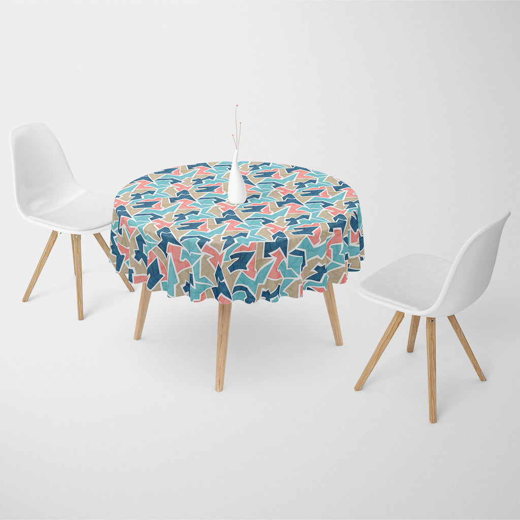 Vintage Triangle Table Cloth Cover-Table Covers-CVR_TB_RD-IC 5007433 IC 5007433, Abstract Expressionism, Abstracts, Ancient, Art and Paintings, Black, Black and White, Circle, Decorative, Digital, Digital Art, Fashion, Geometric, Geometric Abstraction, Graphic, Historical, Illustrations, Marble and Stone, Medieval, Modern Art, Patterns, Retro, Semi Abstract, Signs, Signs and Symbols, Triangles, Urban, Vintage, White, Wooden, triangle, table, cloth, cover, abstract, art, backdrop, background, colorful, creat