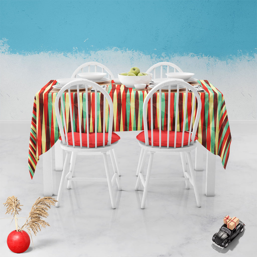 Vintage Rhombus Table Cloth Cover-Table Covers-CVR_TB_NR-IC 5007434 IC 5007434, Abstract Expressionism, Abstracts, African, Ancient, Art and Paintings, Culture, Decorative, Diamond, Digital, Digital Art, Ethnic, Fashion, Geometric, Geometric Abstraction, Graphic, Hipster, Historical, Illustrations, Medieval, Modern Art, Patterns, Retro, Semi Abstract, Signs, Signs and Symbols, Traditional, Triangles, Tribal, Vintage, World Culture, rhombus, table, cloth, cover, pattern, circus, background, texture, abstract