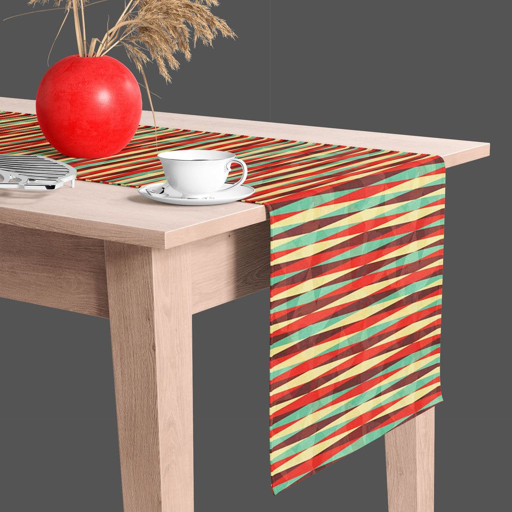 Vintage Rhombus Table Runner-Table Runners-RUN_TB-IC 5007434 IC 5007434, Abstract Expressionism, Abstracts, African, Ancient, Art and Paintings, Culture, Decorative, Diamond, Digital, Digital Art, Ethnic, Fashion, Geometric, Geometric Abstraction, Graphic, Hipster, Historical, Illustrations, Medieval, Modern Art, Patterns, Retro, Semi Abstract, Signs, Signs and Symbols, Traditional, Triangles, Tribal, Vintage, World Culture, rhombus, table, runner, pattern, circus, background, texture, abstract, argyle, art