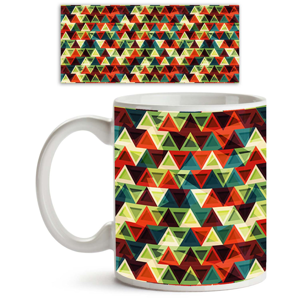 Grunge Triangle Ceramic Coffee Tea Mug Inside White-Coffee Mugs-MUG-IC 5007436 IC 5007436, Abstract Expressionism, Abstracts, African, American, Ancient, Art and Paintings, Aztec, Culture, Decorative, Diamond, Digital, Digital Art, Ethnic, Geometric, Geometric Abstraction, Graphic, Historical, Illustrations, Medieval, Mexican, Modern Art, Patterns, Retro, Semi Abstract, Signs, Signs and Symbols, Traditional, Triangles, Tribal, Vintage, World Culture, grunge, triangle, ceramic, coffee, tea, mug, inside, whit