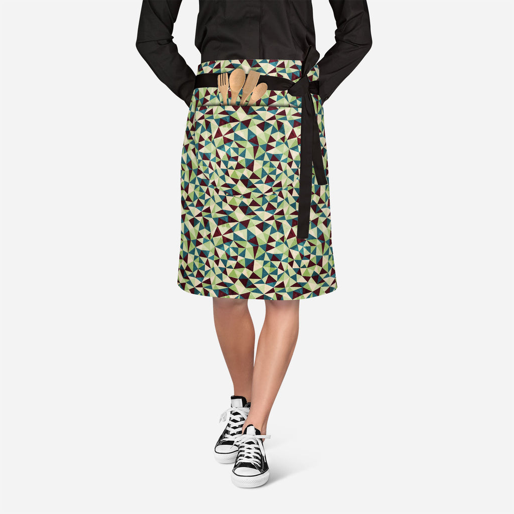 Grunge Triangle Apron | Adjustable, Free Size & Waist Tiebacks-Apron Waist to Feet-APR_WS_KN-IC 5007437 IC 5007437, Abstract Expressionism, Abstracts, Ancient, Art and Paintings, Culture, Diamond, Digital, Digital Art, Ethnic, Geometric, Geometric Abstraction, Graphic, Grid Art, Historical, Illustrations, Medieval, Patterns, Retro, Semi Abstract, Signs, Signs and Symbols, Traditional, Triangles, Tribal, Vintage, World Culture, grunge, triangle, apron, adjustable, free, size, waist, tiebacks, abstract, art, 