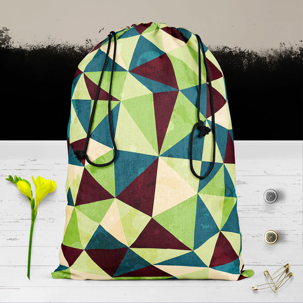 Grunge Triangle D4 Reusable Sack Bag | Bag for Gym, Storage, Vegetable & Travel-Drawstring Sack Bags-SCK_FB_DS-IC 5007437 IC 5007437, Abstract Expressionism, Abstracts, Ancient, Art and Paintings, Culture, Diamond, Digital, Digital Art, Ethnic, Geometric, Geometric Abstraction, Graphic, Grid Art, Historical, Illustrations, Medieval, Patterns, Retro, Semi Abstract, Signs, Signs and Symbols, Traditional, Triangles, Tribal, Vintage, World Culture, grunge, triangle, d4, reusable, sack, bag, for, gym, storage, v