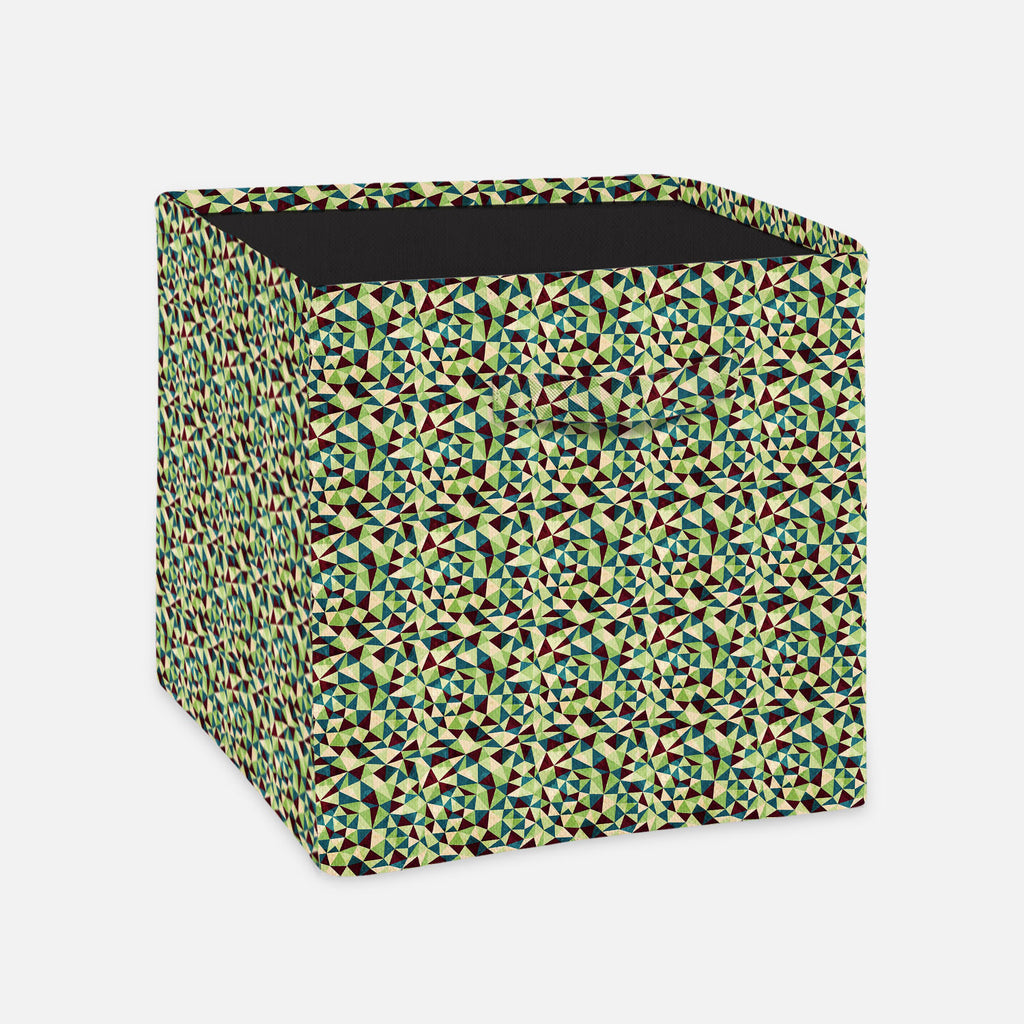 Grunge Triangle Foldable Open Storage Bin | Organizer Box, Toy Basket, Shelf Box, Laundry Bag | Canvas Fabric-Storage Bins-STR_BI_CB-IC 5007437 IC 5007437, Abstract Expressionism, Abstracts, Ancient, Art and Paintings, Culture, Diamond, Digital, Digital Art, Ethnic, Geometric, Geometric Abstraction, Graphic, Grid Art, Historical, Illustrations, Medieval, Patterns, Retro, Semi Abstract, Signs, Signs and Symbols, Traditional, Triangles, Tribal, Vintage, World Culture, grunge, triangle, foldable, open, storage