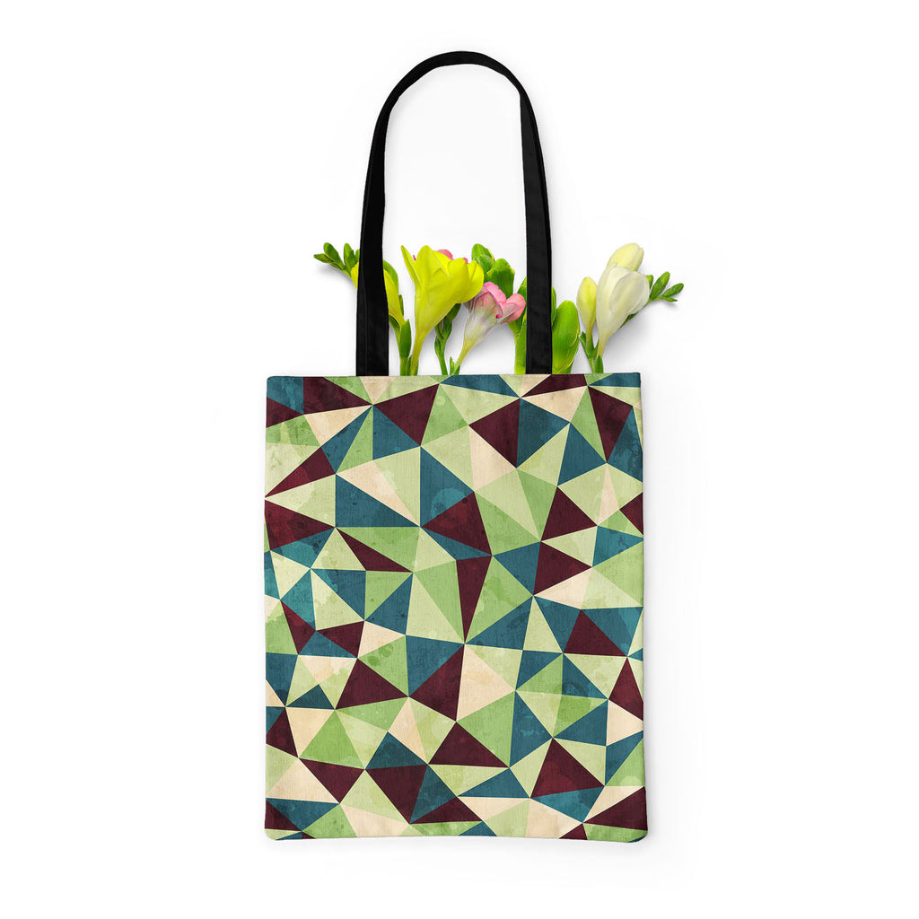 Grunge Triangle D4 Tote Bag Shoulder Purse | Multipurpose-Tote Bags Basic-TOT_FB_BS-IC 5007437 IC 5007437, Abstract Expressionism, Abstracts, Ancient, Art and Paintings, Culture, Diamond, Digital, Digital Art, Ethnic, Geometric, Geometric Abstraction, Graphic, Grid Art, Historical, Illustrations, Medieval, Patterns, Retro, Semi Abstract, Signs, Signs and Symbols, Traditional, Triangles, Tribal, Vintage, World Culture, grunge, triangle, d4, tote, bag, shoulder, purse, multipurpose, abstract, art, artistic, a