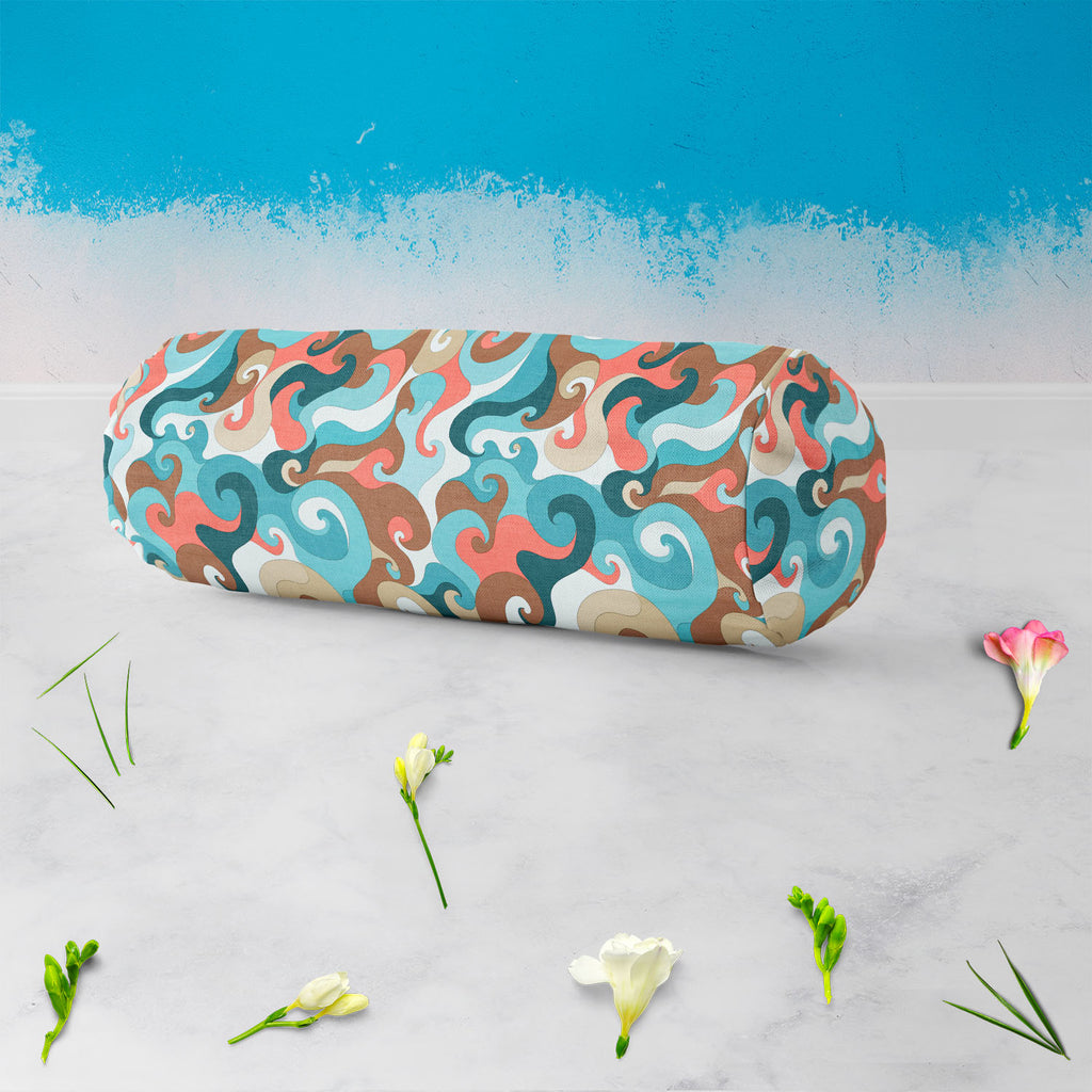 Waves Bolster Cover Booster Cases | Concealed Zipper Opening-Bolster Covers-BOL_CV_ZP-IC 5007438 IC 5007438, Abstract Expressionism, Abstracts, Art and Paintings, Decorative, Digital, Digital Art, Drawing, Geometric Abstraction, Graphic, Illustrations, Modern Art, Patterns, Semi Abstract, Signs, Signs and Symbols, Stripes, waves, bolster, cover, booster, cases, concealed, zipper, opening, abstract, abstraction, anchor, aqua, art, backdrop, background, banner, beautiful, beauty, blue, bright, card, color, co