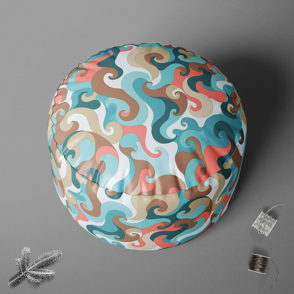 Waves Footstool Footrest Puffy Pouffe Ottoman Bean Bag | Canvas Fabric-Footstools-FST_CB_BN-IC 5007438 IC 5007438, Abstract Expressionism, Abstracts, Art and Paintings, Decorative, Digital, Digital Art, Drawing, Geometric Abstraction, Graphic, Illustrations, Modern Art, Patterns, Semi Abstract, Signs, Signs and Symbols, Stripes, waves, footstool, footrest, puffy, pouffe, ottoman, bean, bag, canvas, fabric, abstract, abstraction, anchor, aqua, art, backdrop, background, banner, beautiful, beauty, blue, brigh