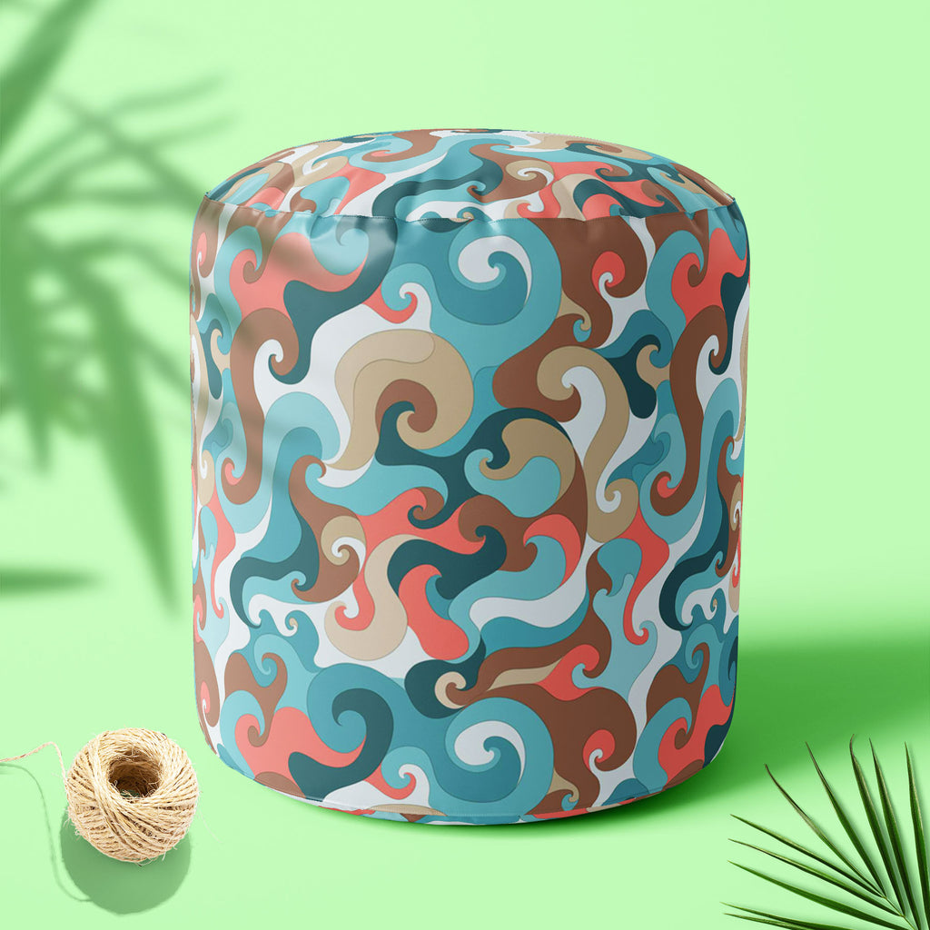 Waves Footstool Footrest Puffy Pouffe Ottoman Bean Bag | Canvas Fabric-Footstools-FST_CB_BN-IC 5007438 IC 5007438, Abstract Expressionism, Abstracts, Art and Paintings, Decorative, Digital, Digital Art, Drawing, Geometric Abstraction, Graphic, Illustrations, Modern Art, Patterns, Semi Abstract, Signs, Signs and Symbols, Stripes, waves, footstool, footrest, puffy, pouffe, ottoman, bean, bag, canvas, fabric, abstract, abstraction, anchor, aqua, art, backdrop, background, banner, beautiful, beauty, blue, brigh