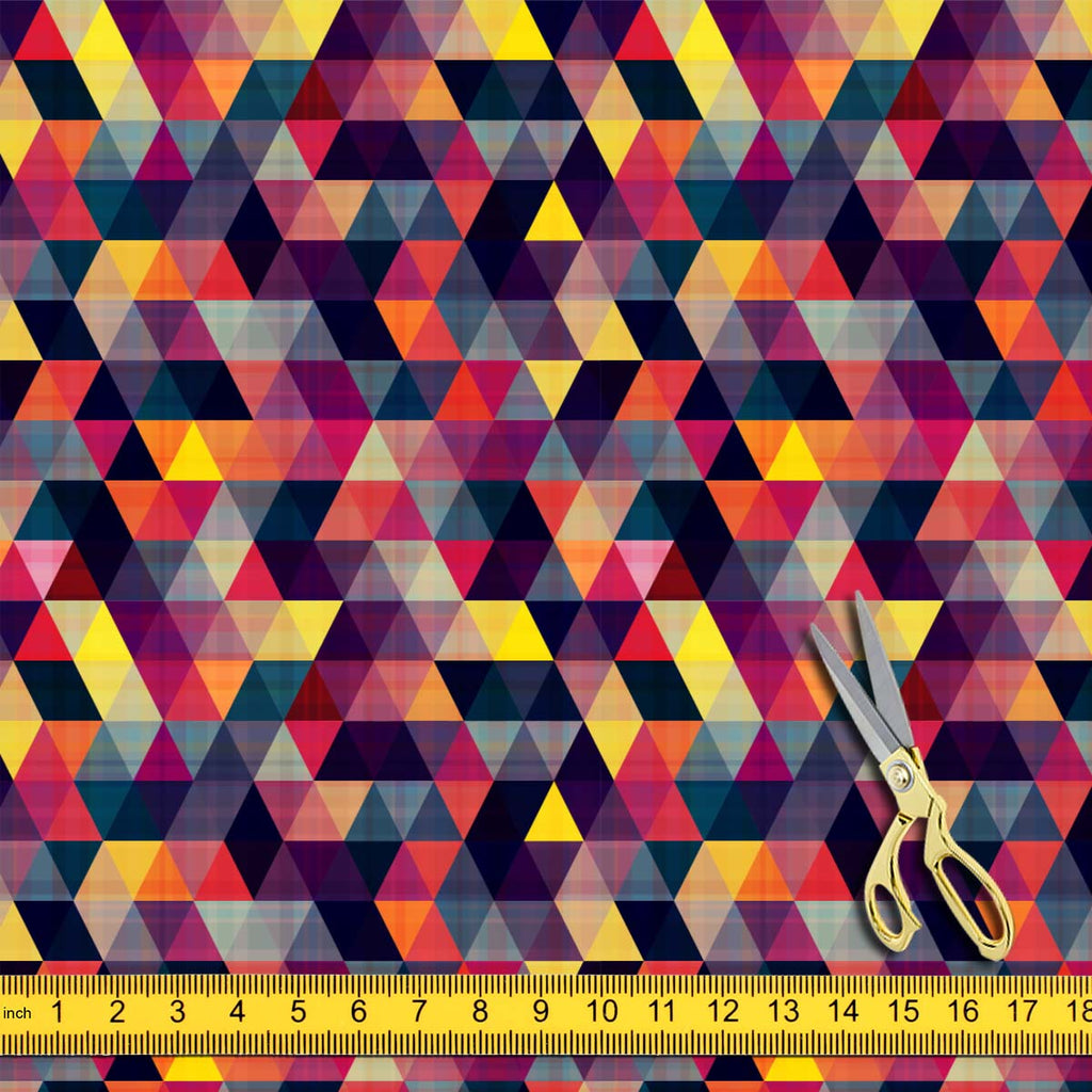 Triangled Upholstery Fabric by Metre | For Sofa, Curtains, Cushions, Furnishing, Craft, Dress Material-Upholstery Fabrics-FAB_RW-IC 5007439 IC 5007439, Abstract Expressionism, Abstracts, Ancient, Black, Black and White, Decorative, Diamond, Fantasy, Fashion, Geometric, Geometric Abstraction, Grid Art, Historical, Medieval, Modern Art, Patterns, Pop Art, Retro, Semi Abstract, Signs, Signs and Symbols, Triangles, Vintage, triangled, upholstery, fabric, by, metre, for, sofa, curtains, cushions, furnishing, cra