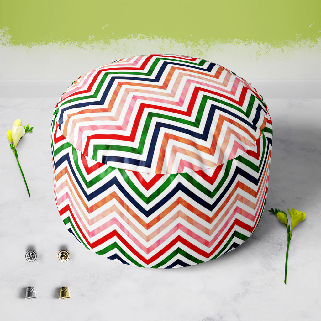 Chevron D1 Footstool Footrest Puffy Pouffe Ottoman Bean Bag | Canvas Fabric-Footstools-FST_CB_BN-IC 5007440 IC 5007440, Abstract Expressionism, Abstracts, Ancient, Black and White, Chevron, Decorative, Geometric, Geometric Abstraction, Historical, Medieval, Modern Art, Nautical, Patterns, Retro, Semi Abstract, Signs, Signs and Symbols, Stripes, Vintage, White, d1, footstool, footrest, puffy, pouffe, ottoman, bean, bag, canvas, fabric, pattern, abstract, backdrop, background, blend, blue, colorful, contrast,