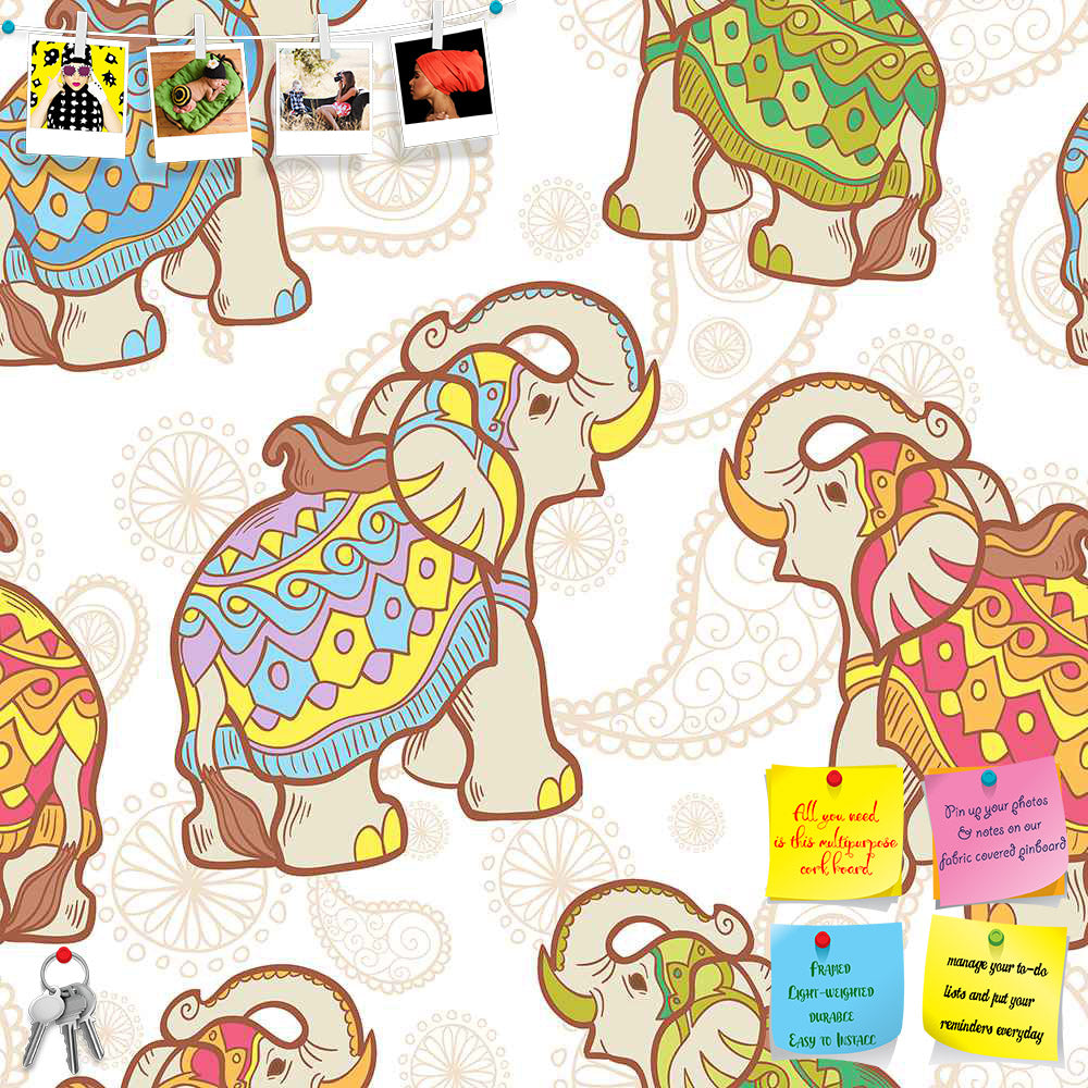 ArtzFolio Indian Elephant Printed Bulletin Board Notice Pin Board Soft Board | Frameless-Bulletin Boards Frameless-AZSAO22175911BLB_FL_L-Image Code 5007441 Vishnu Image Folio Pvt Ltd, IC 5007441, ArtzFolio, Bulletin Boards Frameless, Animals, Kids, Digital Art, indian, elephant, printed, bulletin, board, notice, pin, soft, frameless, vector, seamless, pattern, pin up board, push pin board, extra large cork board, big pin board, notice board, small bulletin board, cork board, wall notice board, giant cork bo