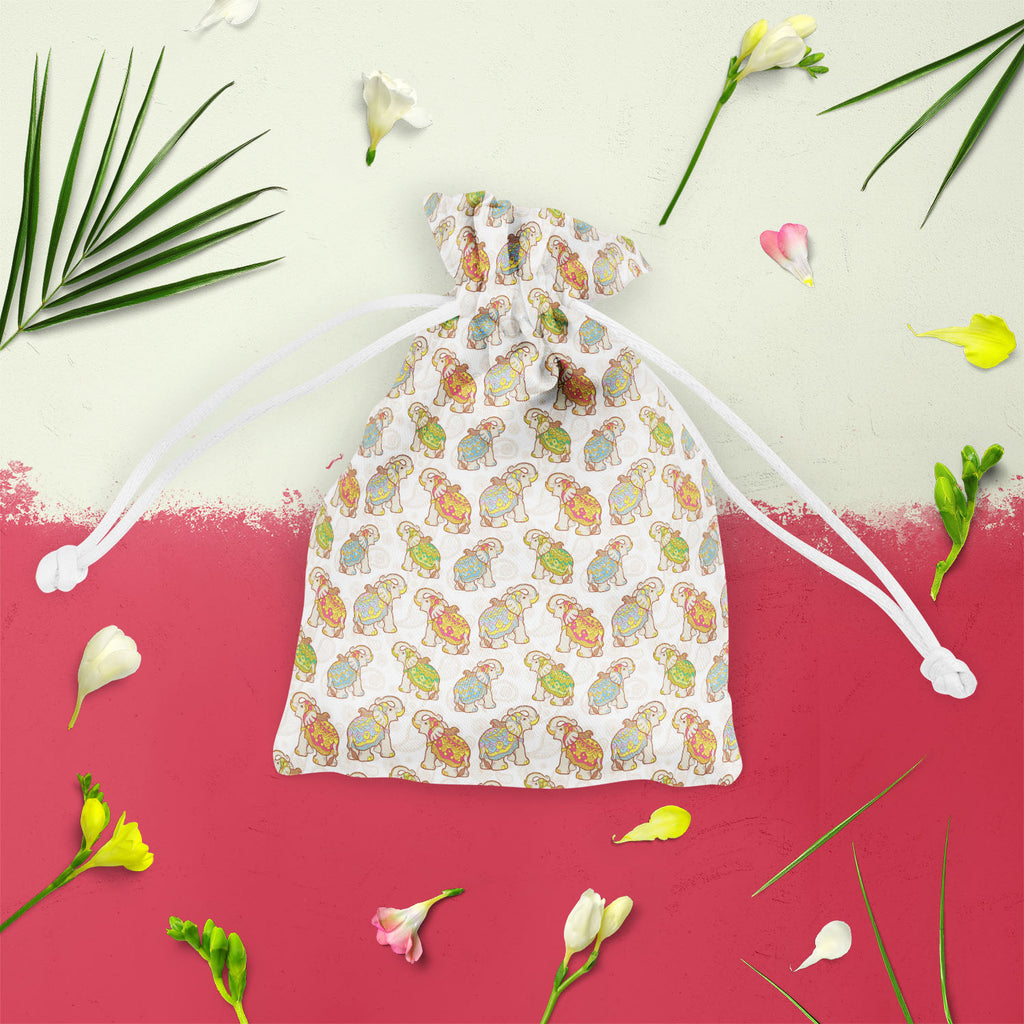 Indian Elephant D1 Pouch Wrist Potli Bag | Bag for Weddings & Casual Parties-Drawstring Pouches-PCH_FB_DS-IC 5007441 IC 5007441, Abstract Expressionism, Abstracts, African, Ancient, Animals, Animated Cartoons, Art and Paintings, Asian, Baby, Caricature, Cartoons, Children, Decorative, Digital, Digital Art, Festivals, Festivals and Occasions, Festive, Geometric, Geometric Abstraction, Graphic, Historical, Illustrations, Indian, Kids, Medieval, Modern Art, Nature, Patterns, Pets, Retro, Scenic, Semi Abstract,