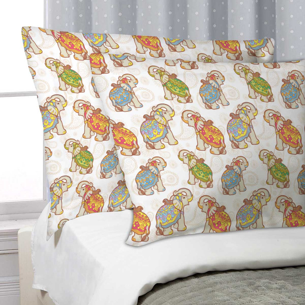ArtzFolio Indian Elephant Pillow Cover Case-Pillow Cases-AZHFR22175911PIL_CV_L-Image Code 5007441 Vishnu Image Folio Pvt Ltd, IC 5007441, ArtzFolio, Pillow Cases, Animals, Kids, Digital Art, indian, elephant, pillow, cover, case, vector, seamless, pattern, pillow cover, pillow case cover, linen pillow cover, printed pillow cover, pillow for bedroom, living room pillow covers, standard pillow case covers, pitaara box, throw pillow cover, 2 pcs satin pillow cover set, pillow covers 27x18, decorative pillow co